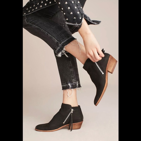 Sam Edelman Packer Double Zip Suede Booties - Picture 2 of 12